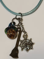 Witch Hat Necklaces - Glow In The Dark Glass