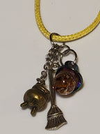 Witch Hat Necklaces - Glow In The Dark Glass