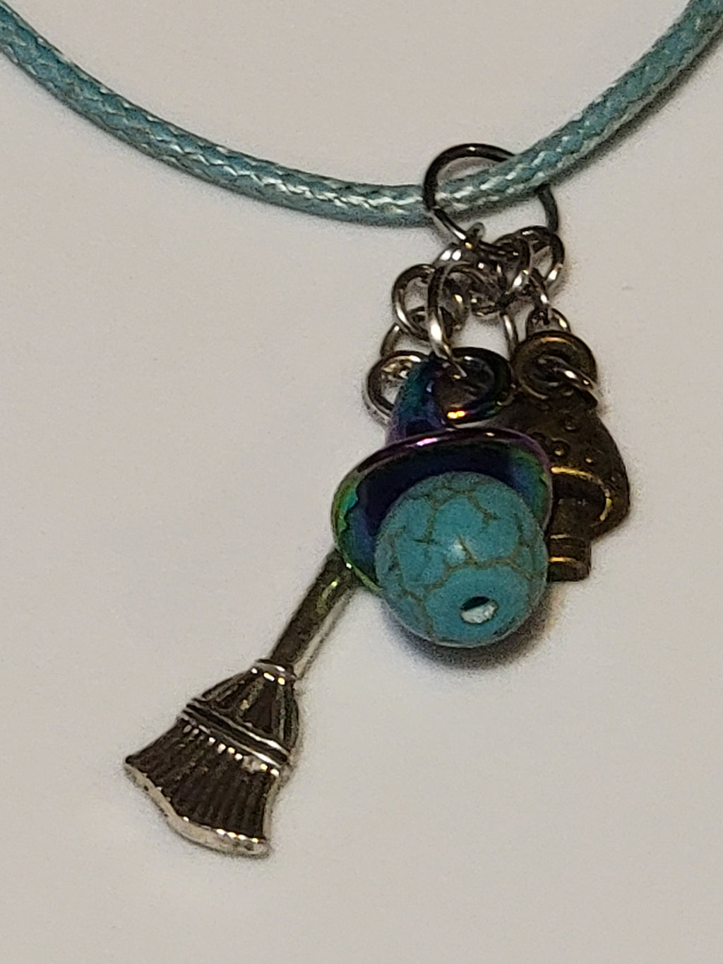 Witch Hat Necklace - Gemstone