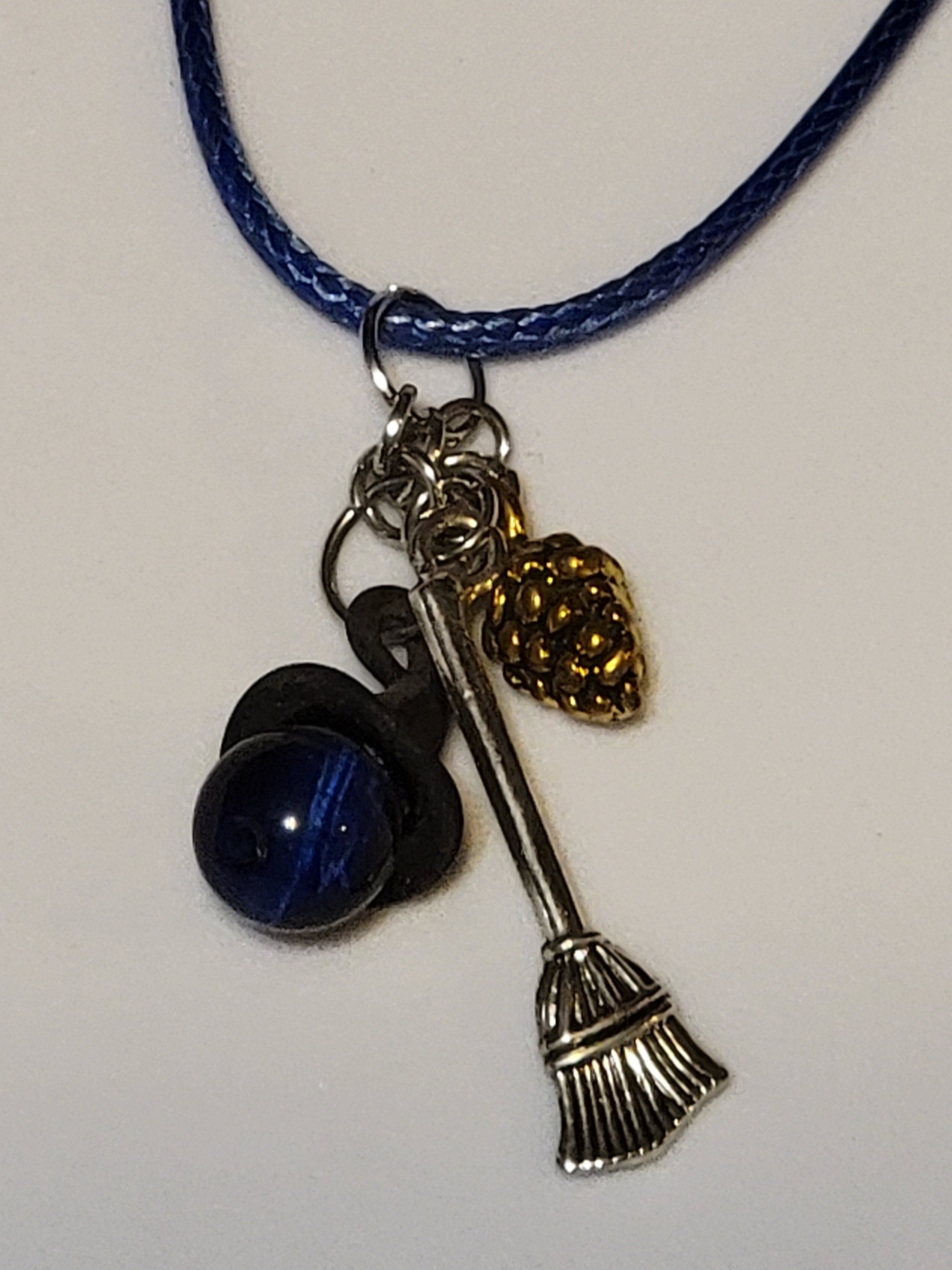 Witch Hat Necklace - Gemstone