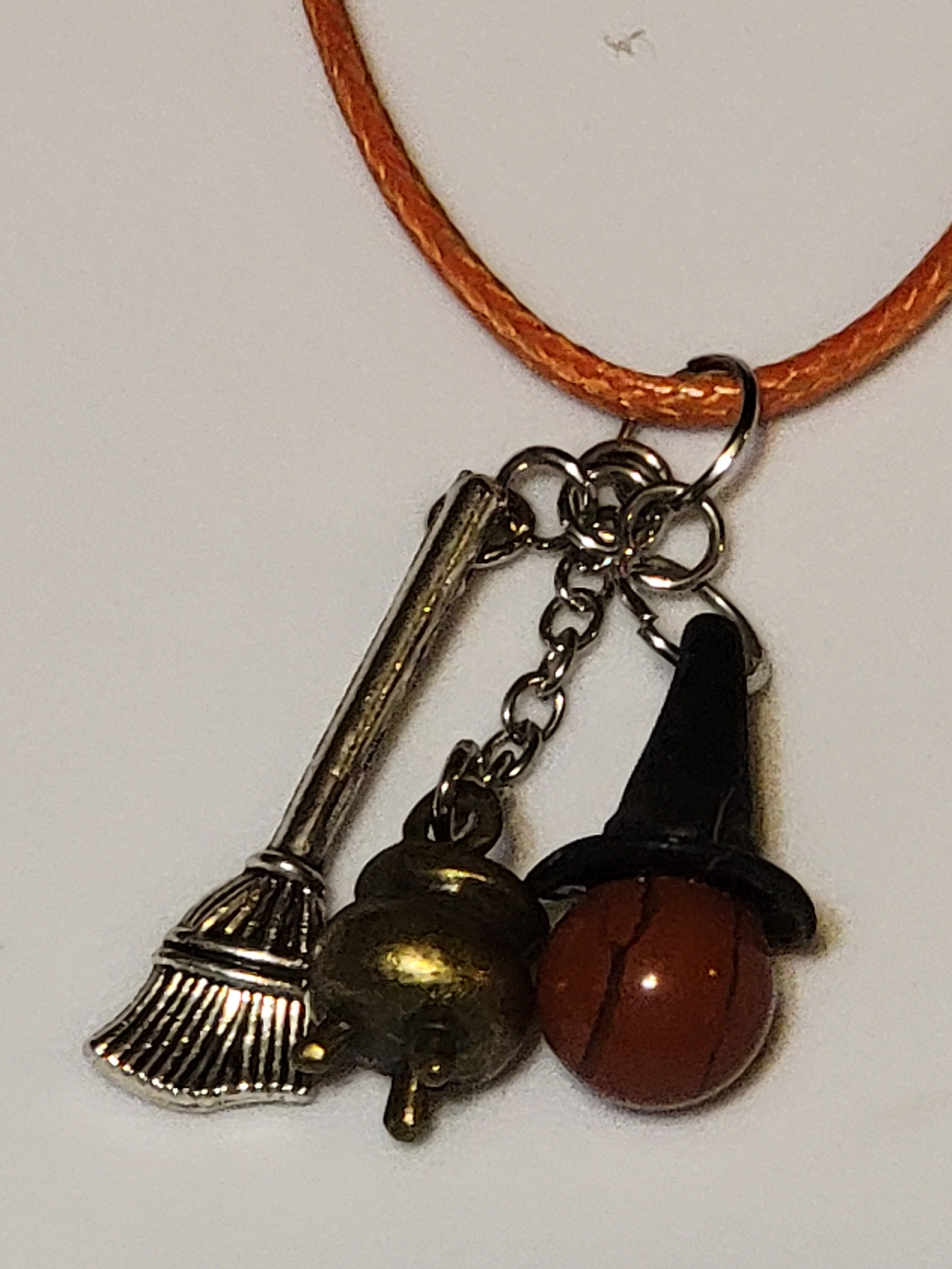 Witch Hat Necklace - Gemstone