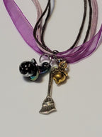 Witch Hat Necklaces - Glow In The Dark Glass