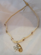 Agate with Dragon Fly Necklace