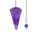 Gemstone Pendulums - Hexagonal Point