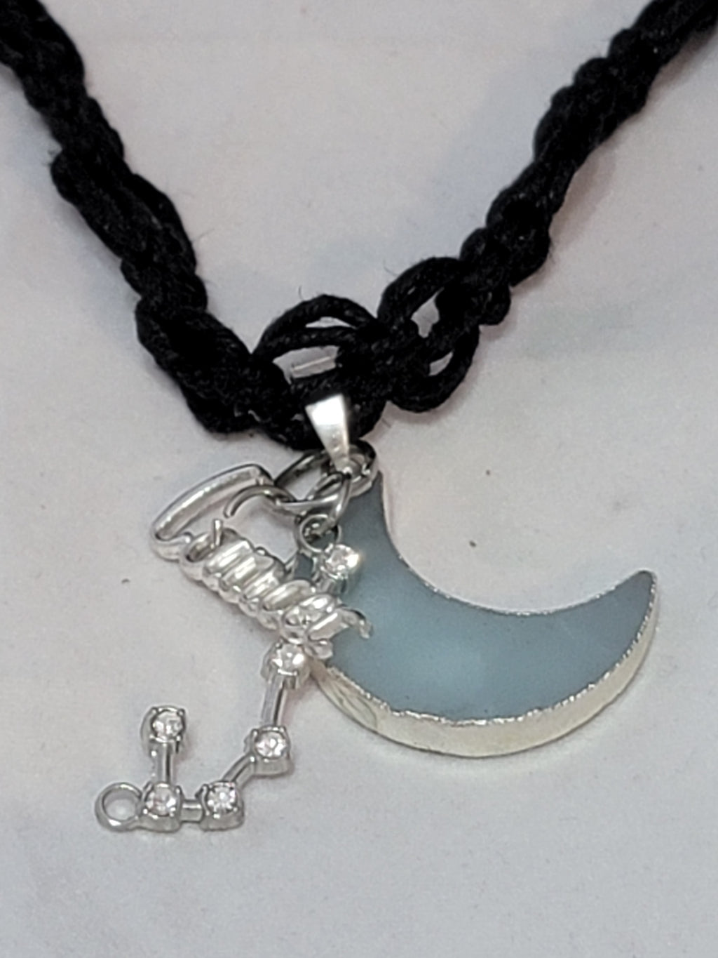 Cancer Amazonite Moon Zodiac Necklace