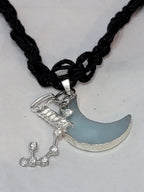 Cancer Amazonite Moon Zodiac Necklace