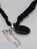 Cancer Black Tourmaline Zodiac Necklace