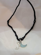 Cancer Amazonite Moon Zodiac Necklace