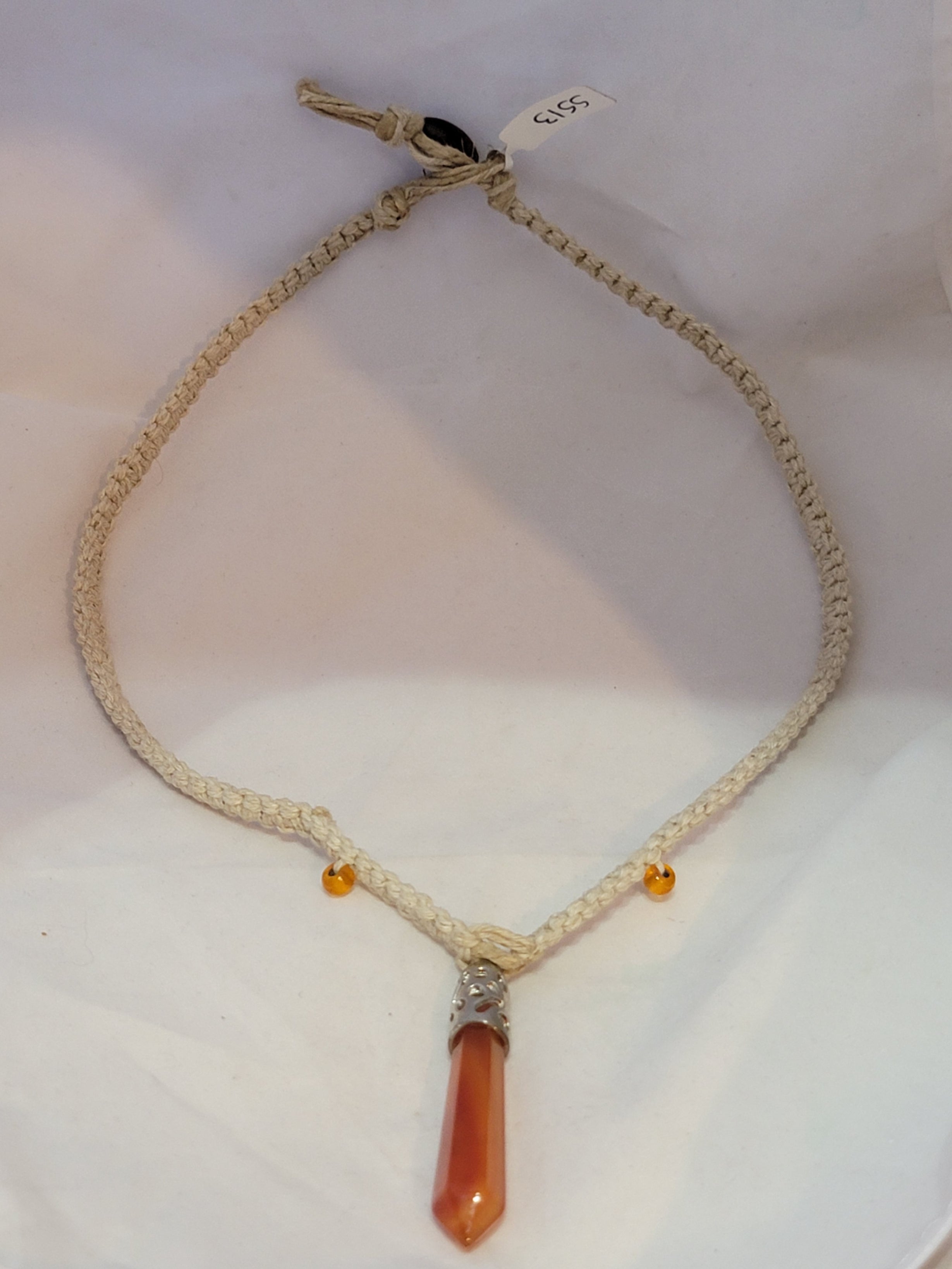 Carnelian Point Necklace
