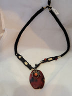 Carnelian with Spider Necklace