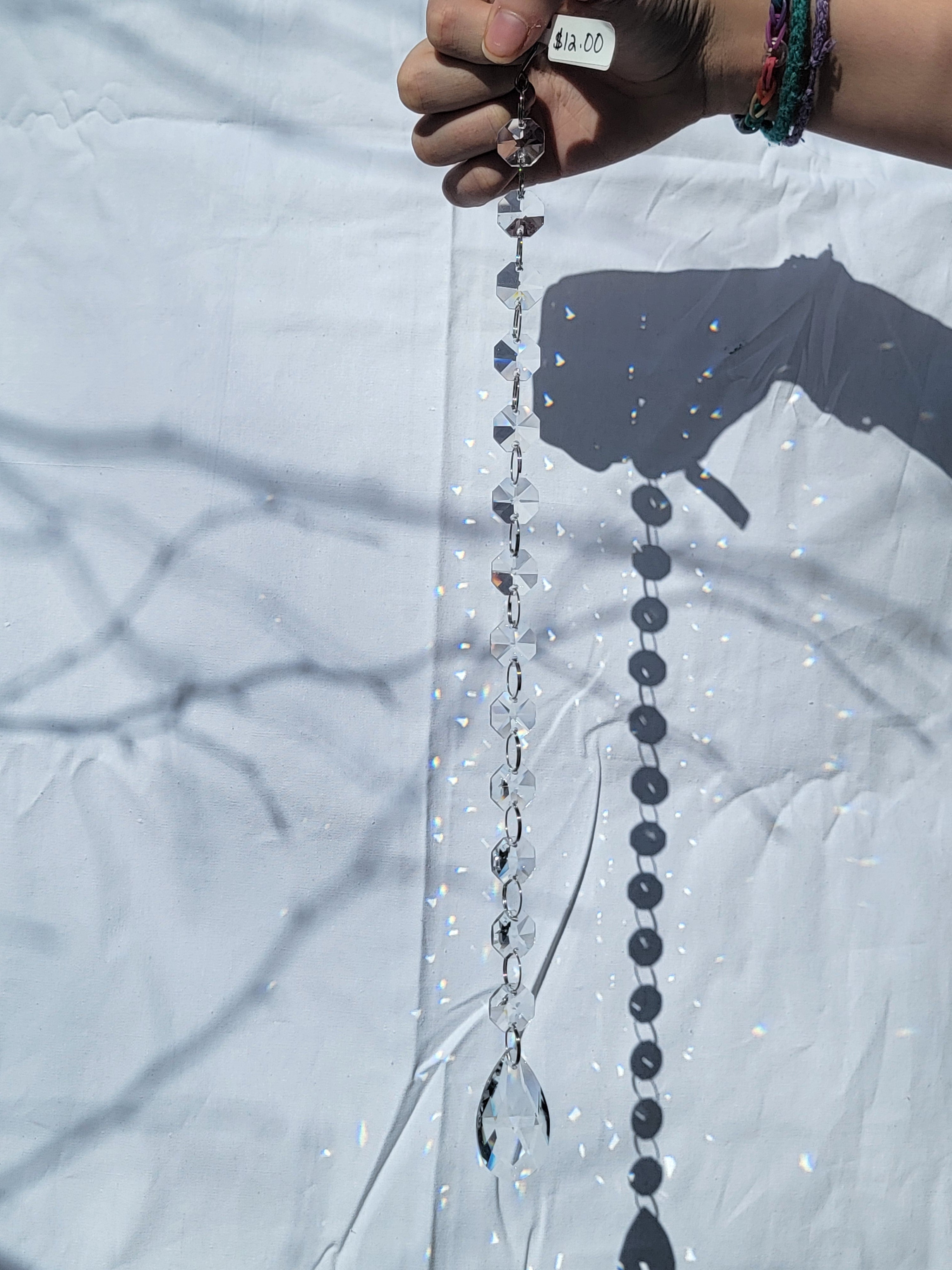 Crystal Teardrop Suncatcher