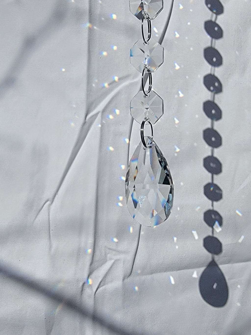 Crystal Teardrop Suncatcher