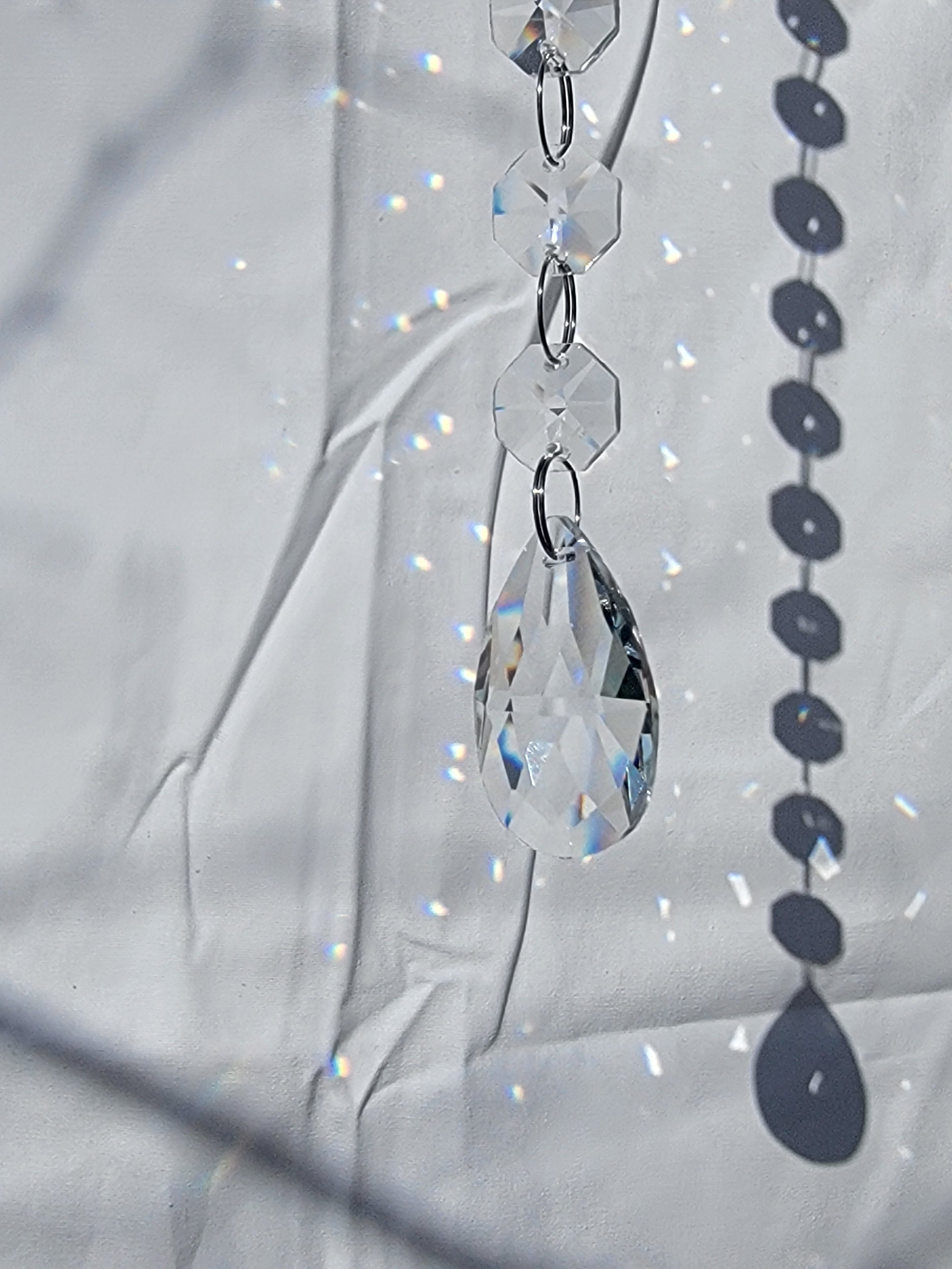 Crystal Teardrop Suncatcher