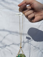 Crystal with Stars Suncatcher