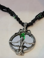 Female Skull Mirror Necklace