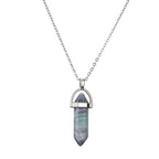 Hexagonal Gemstone Necklace