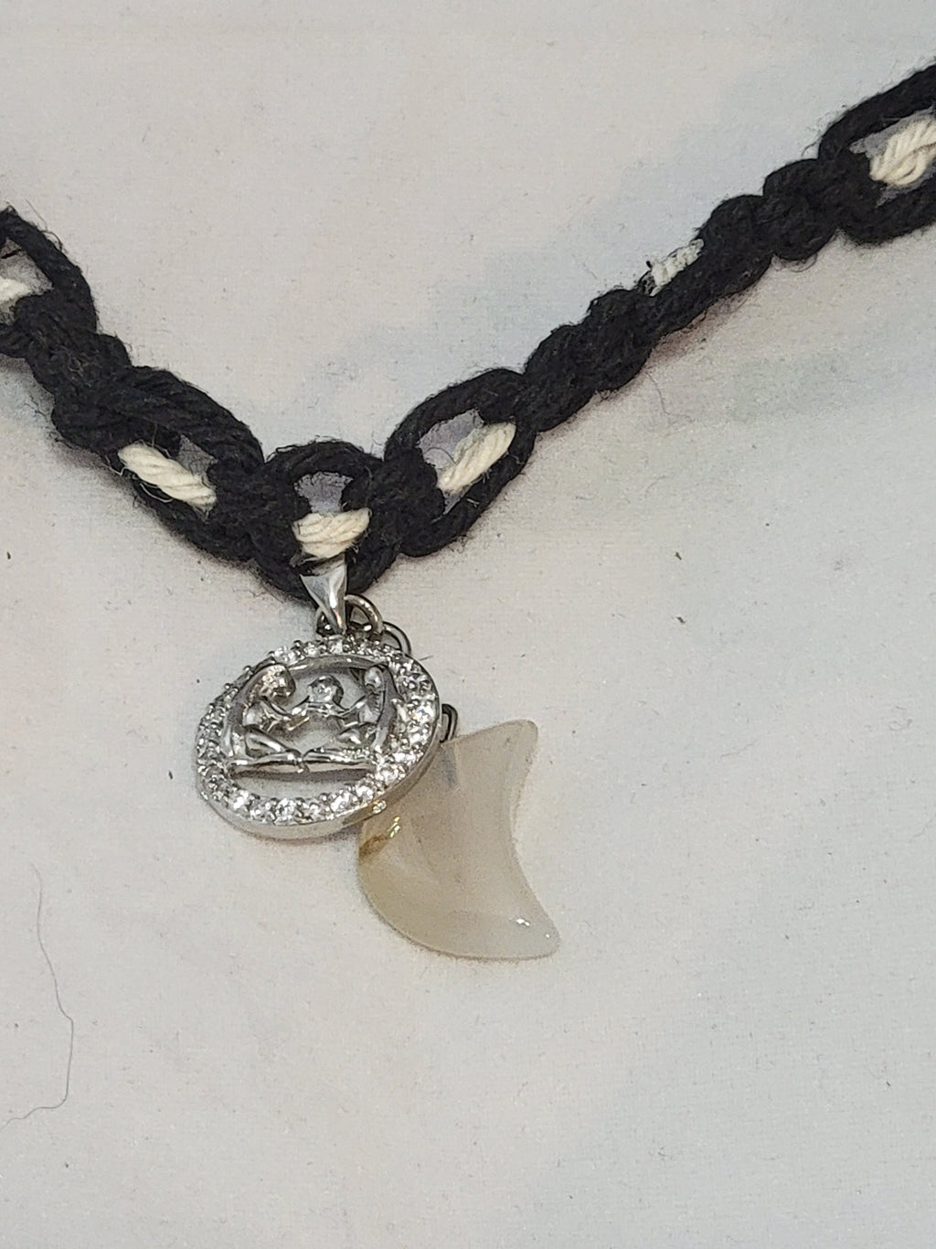 Gemini Moonstone Zodiac Necklace