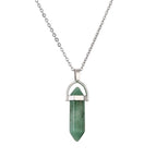 Hexagonal Gemstone Necklace