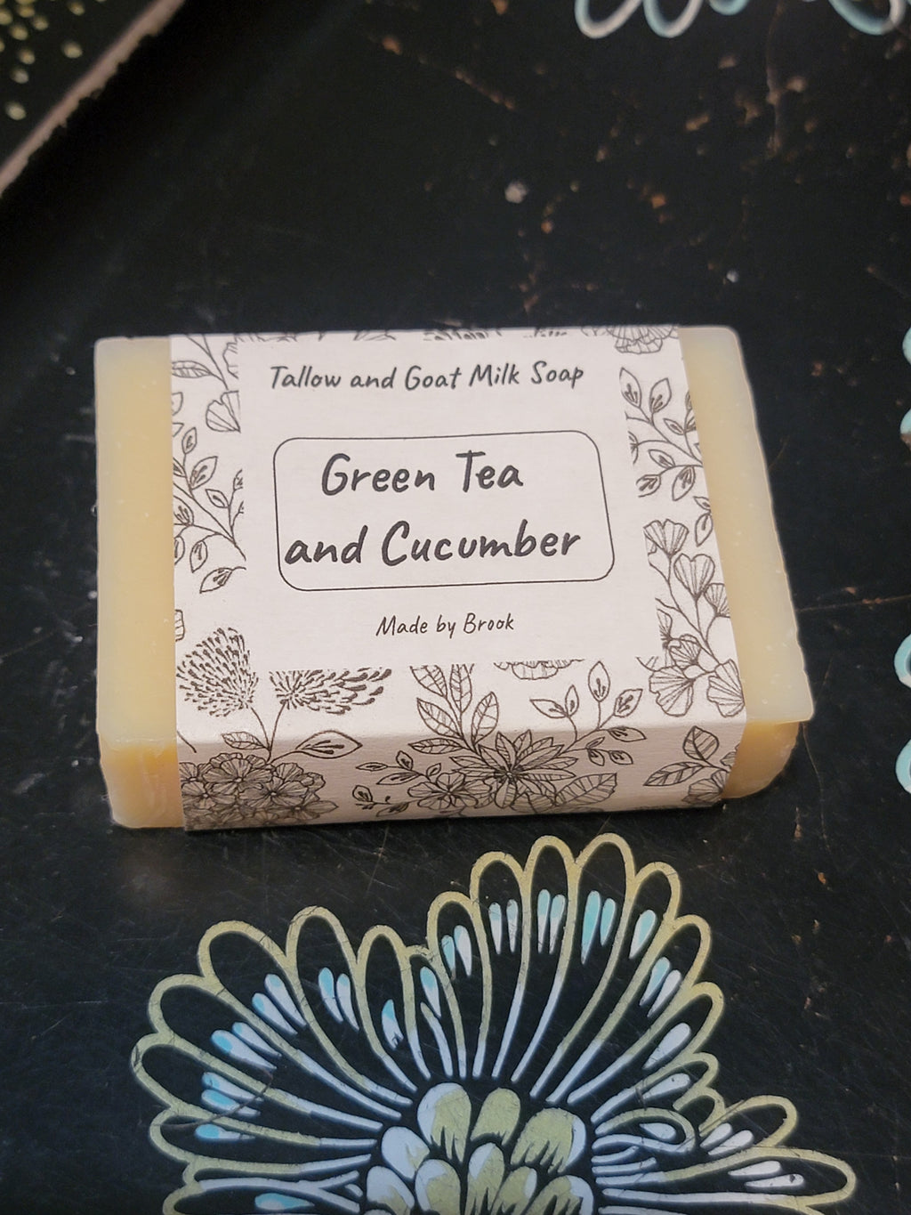 Green Tea & Cucumber bar Soap