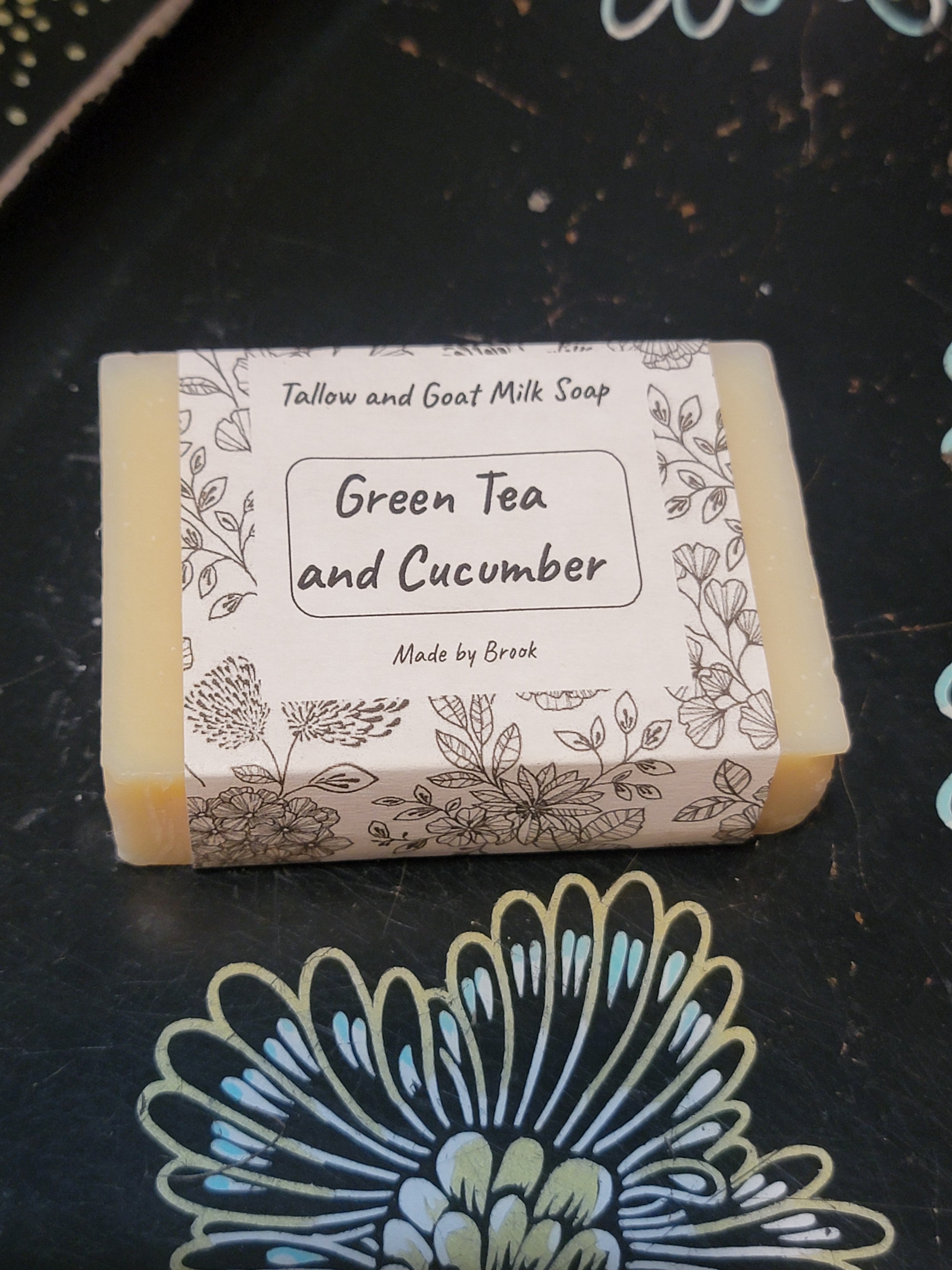 Green Tea & Cucumber bar Soap