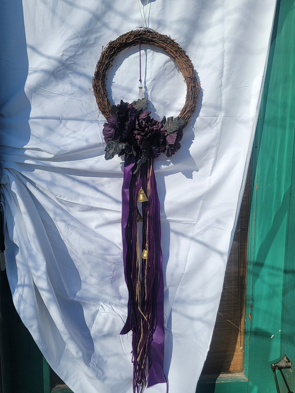 Witch Bells - Extra Large Round Grapevine Wreath