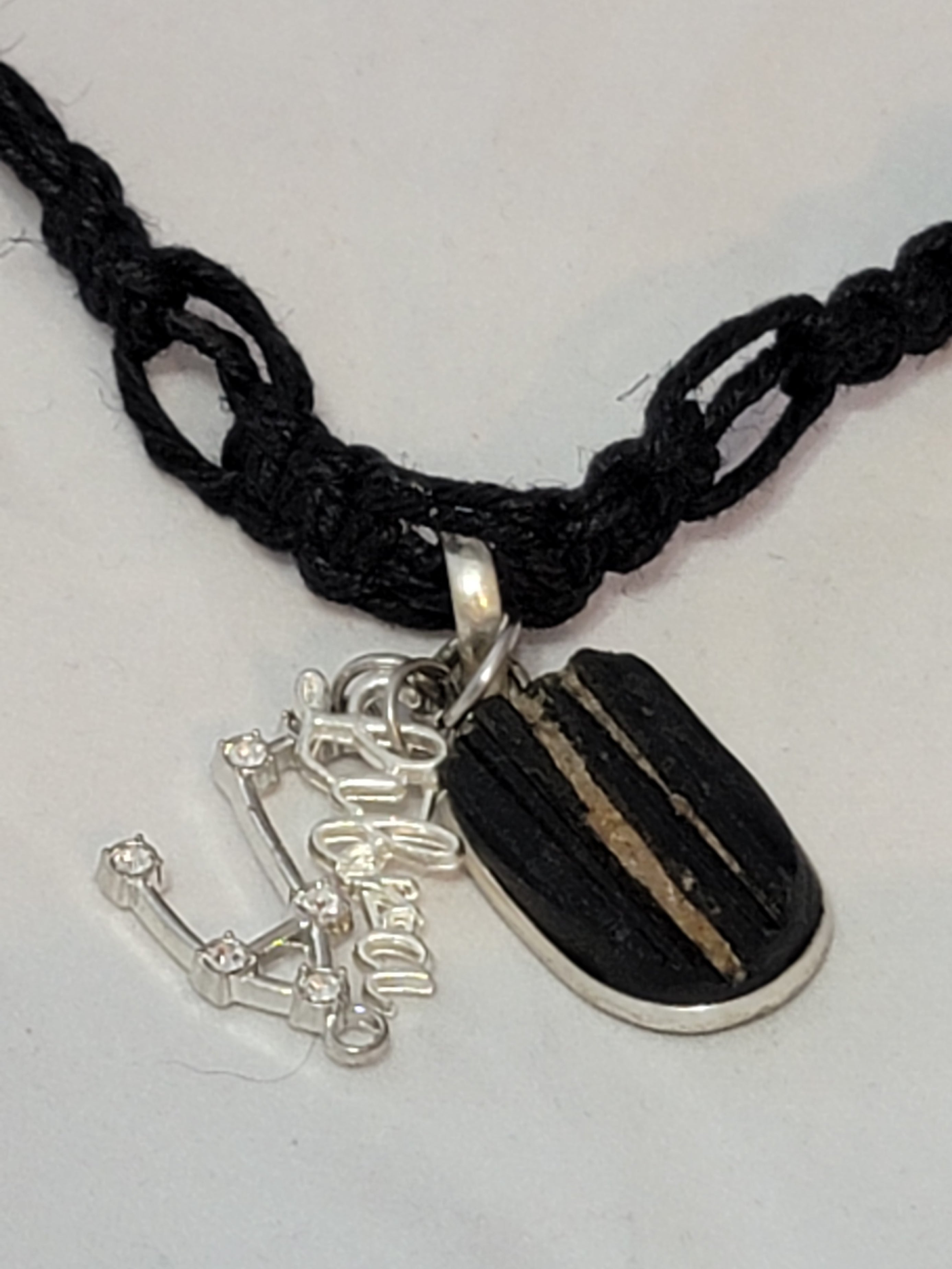 Libra Black Tourmaline Zodiac Necklace