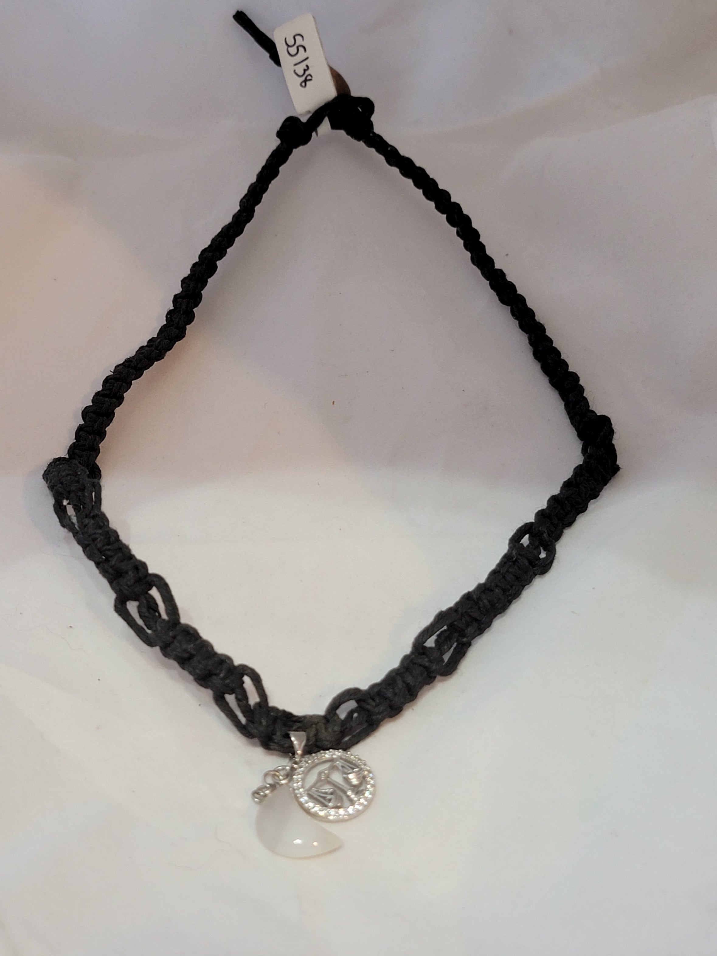 Libra Moonstone Zodiac Necklace