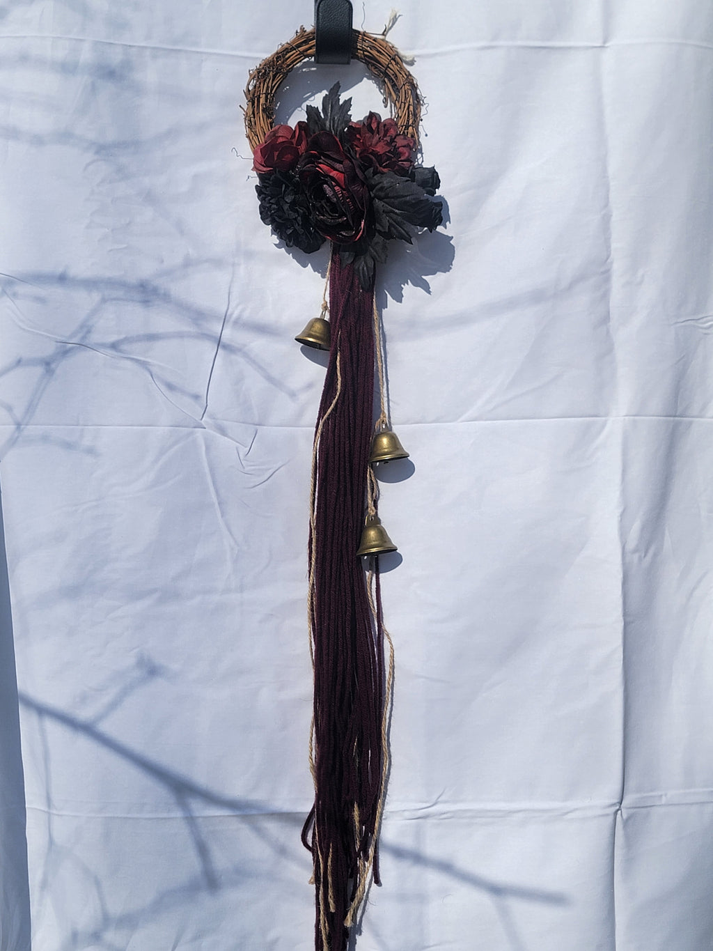 Witch Bells - Medium Round Grapevine Wreath