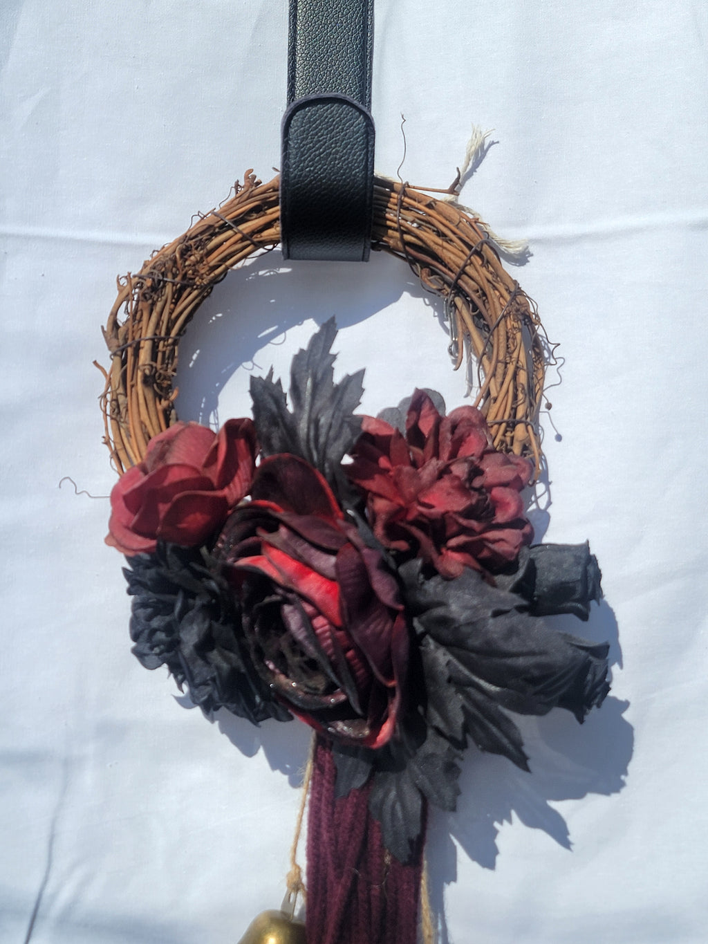 Witch Bells - Medium Round Grapevine Wreath