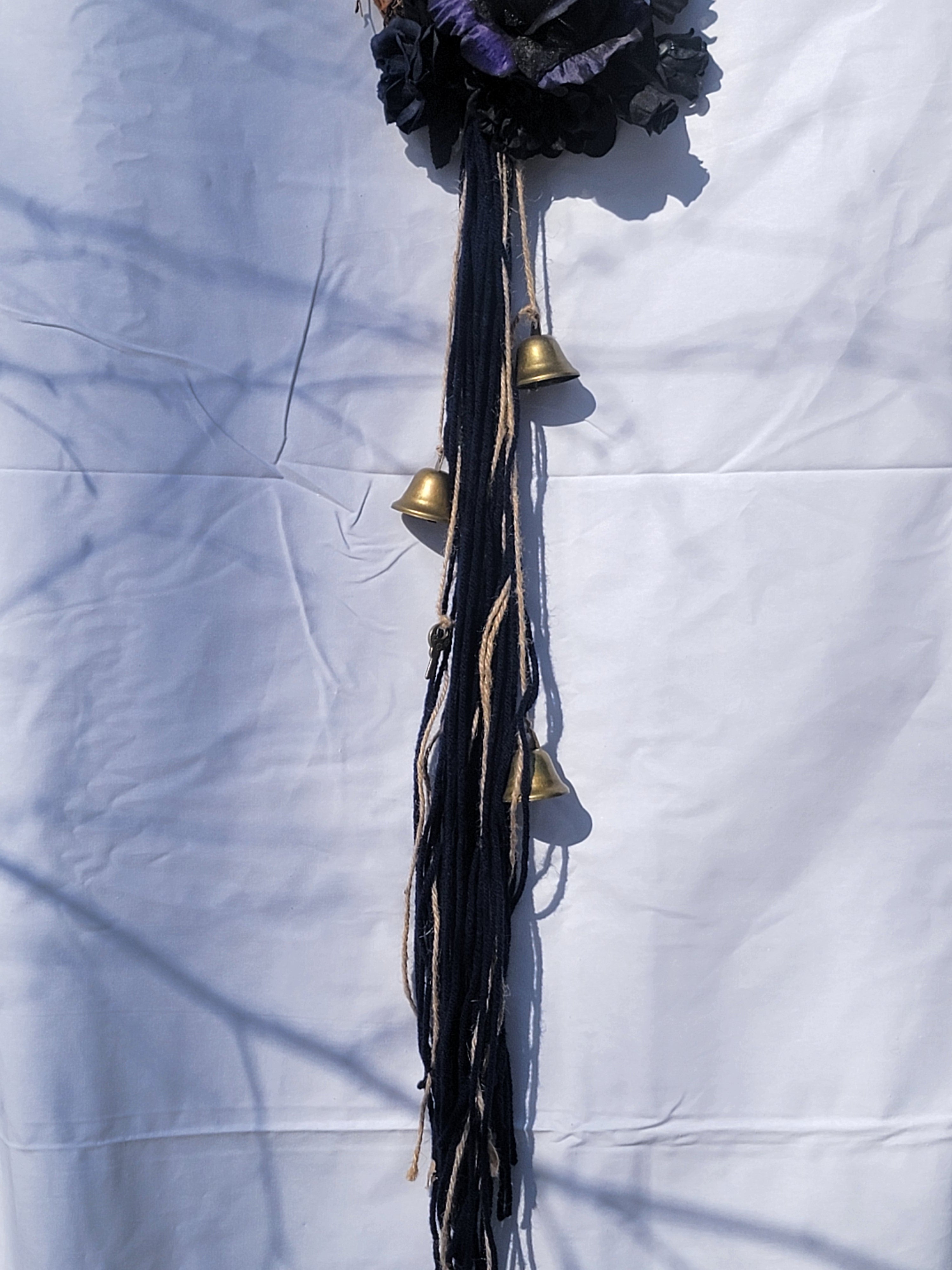 Witch Bells - Medium Round Grapevine Wreath