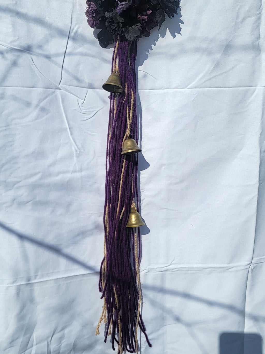 Witch Bells - Medium Round Grapevine Wreath