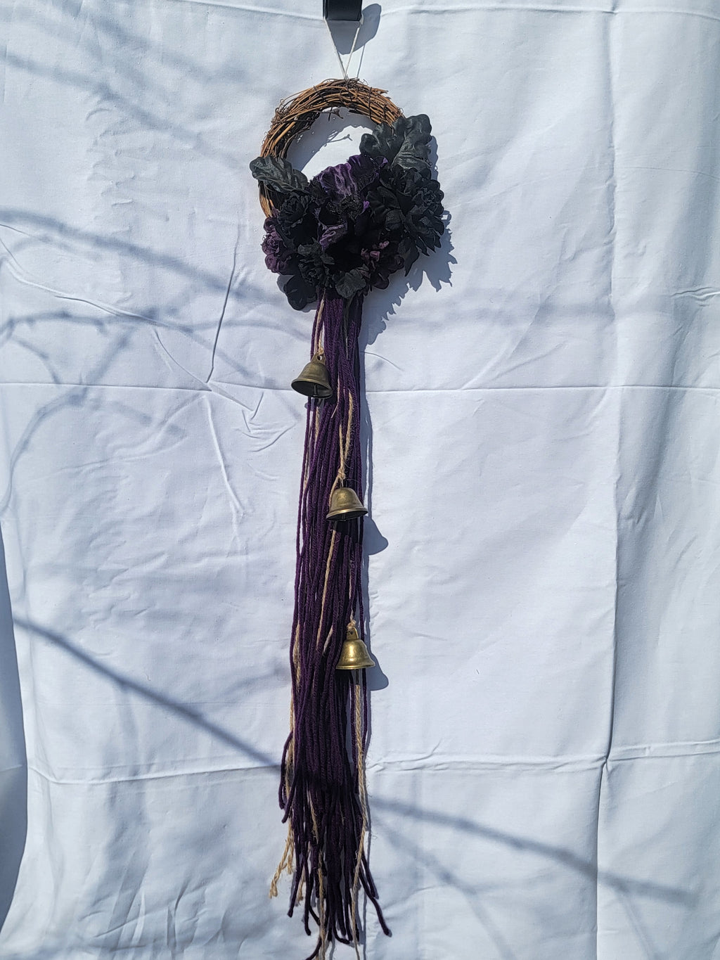 Witch Bells - Medium Round Grapevine Wreath
