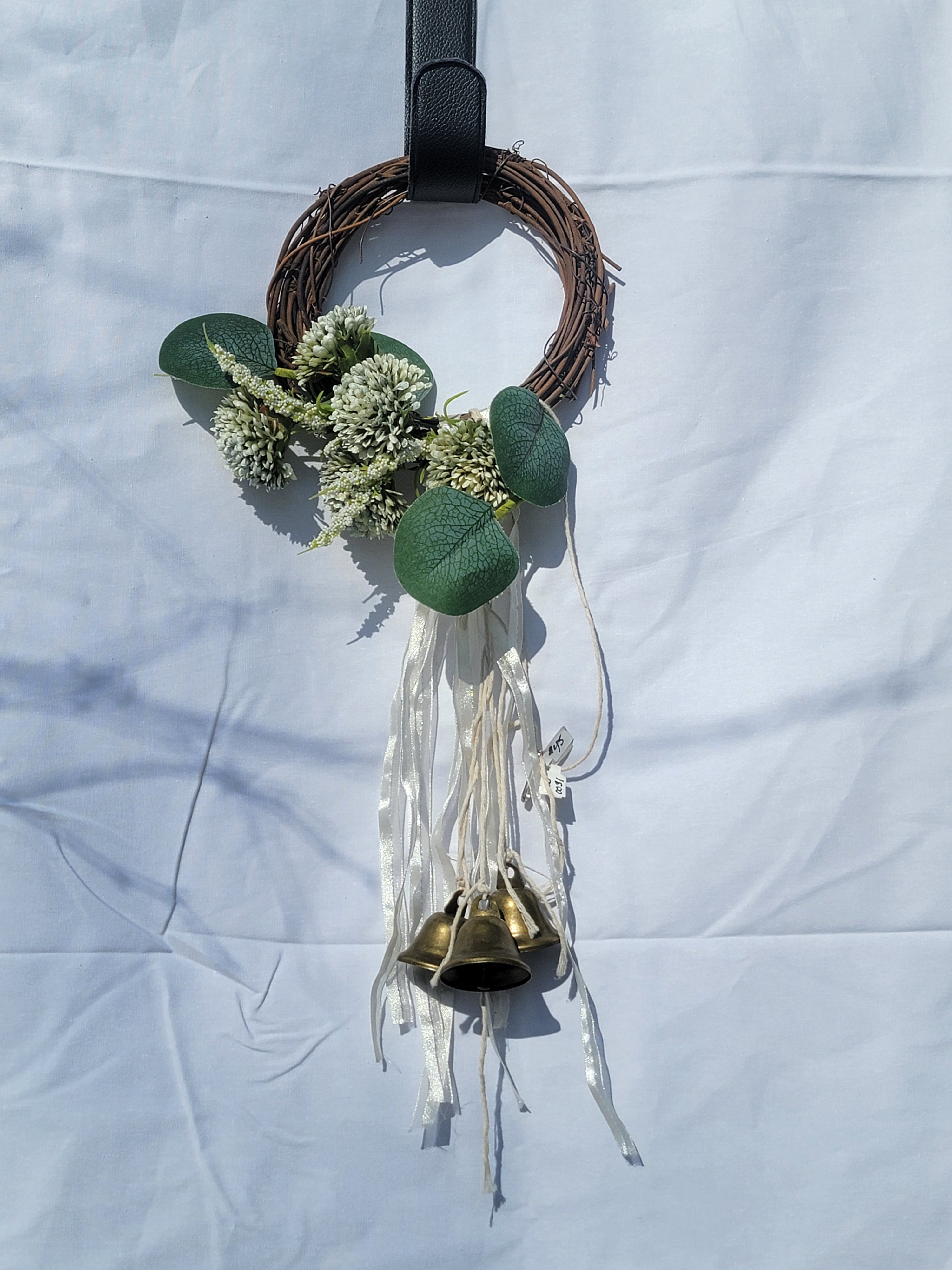 Witch Bells - Medium Round Grapevine Wreath