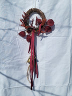 Witch Bells - Medium Round Grapevine Wreath