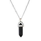 Hexagonal Gemstone Necklace