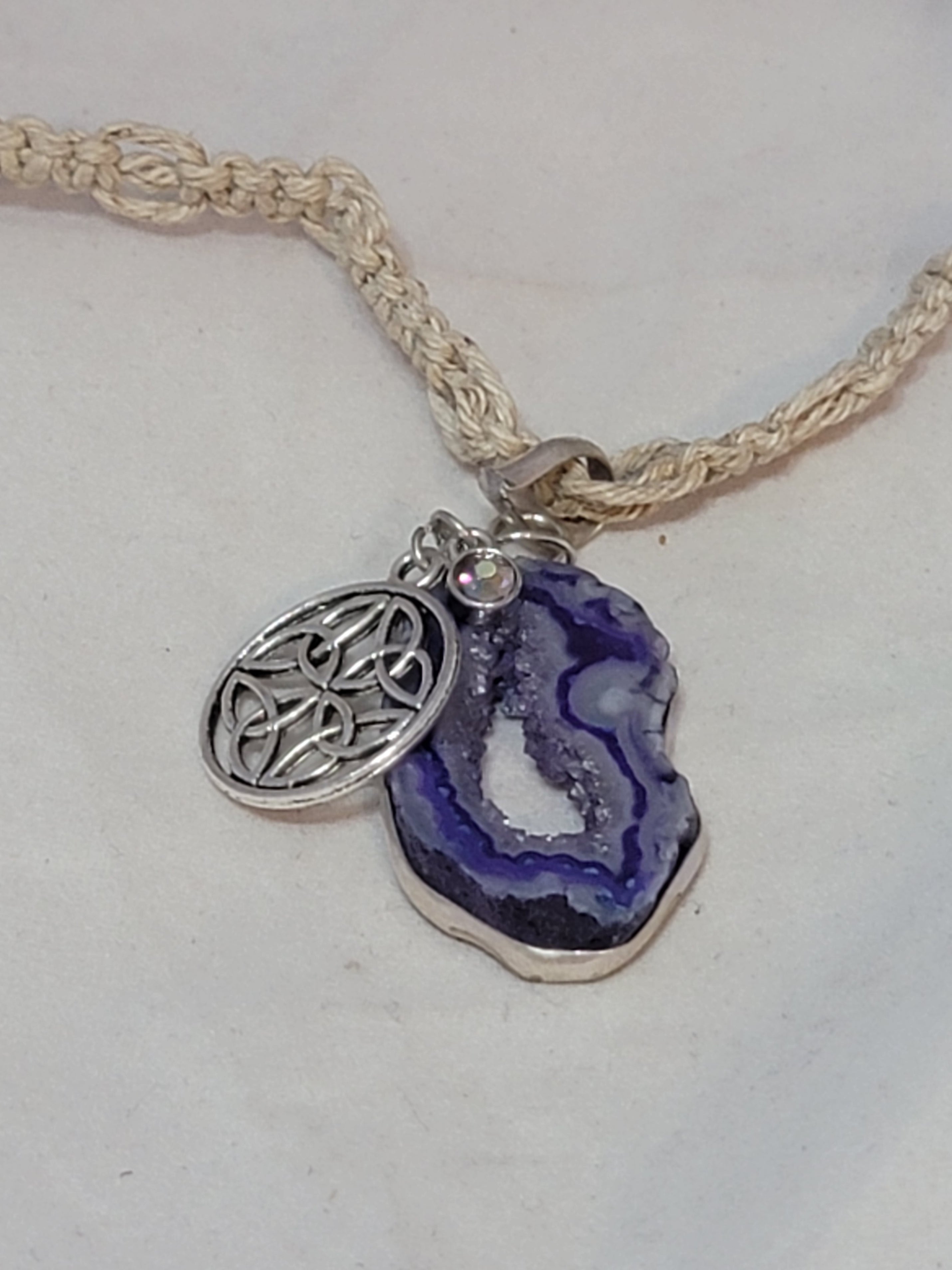 Oco Geode Druzy Necklace