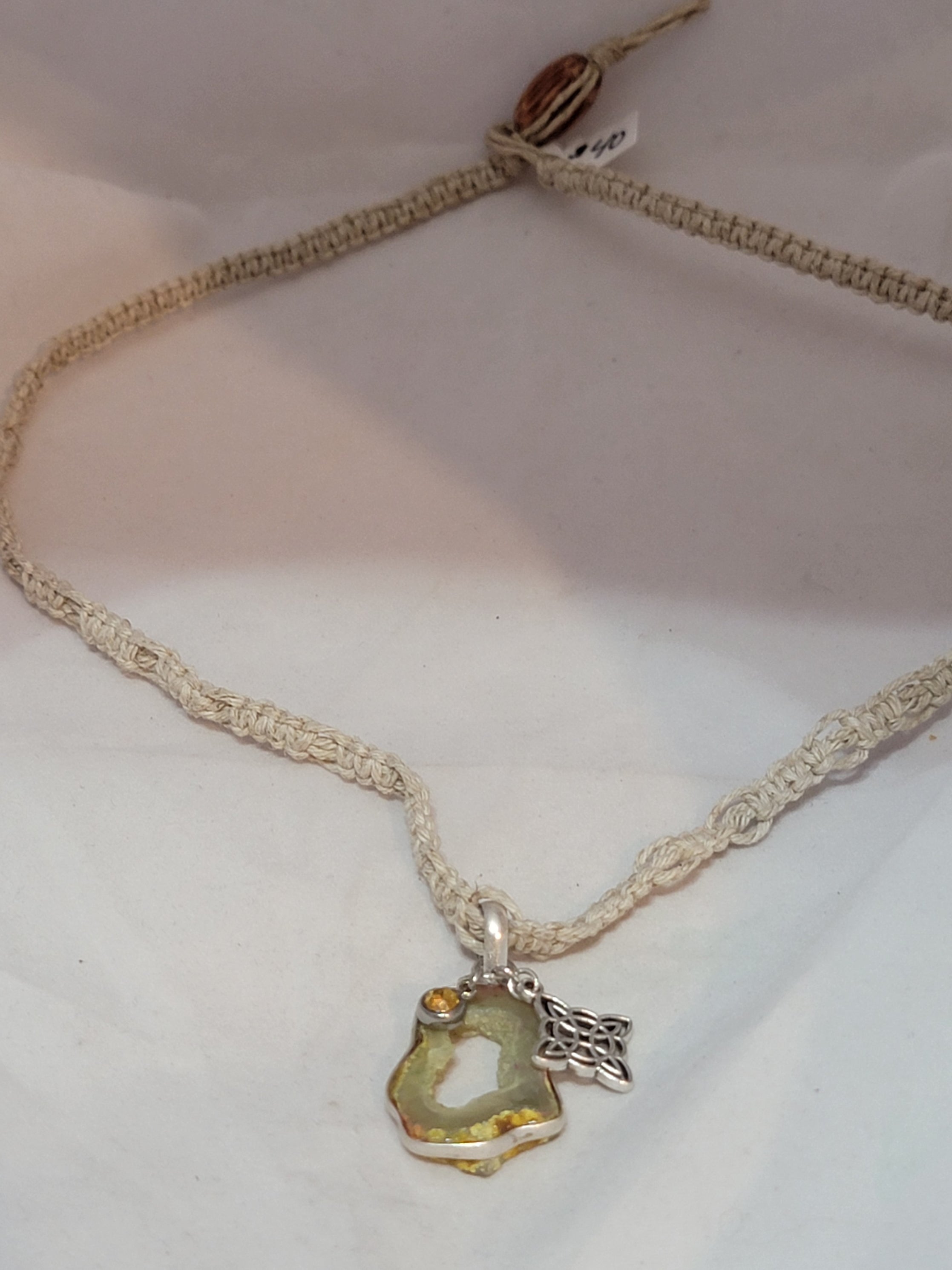 Oco Geode Druzy Necklace