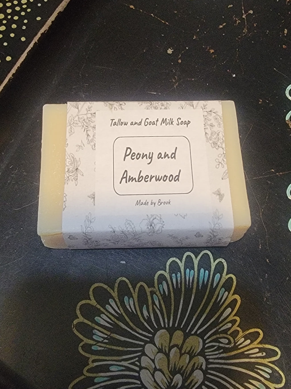 Peony & Amberwood Bar Soap