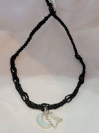 Pisces Amazonite Moon Zodiac Necklace