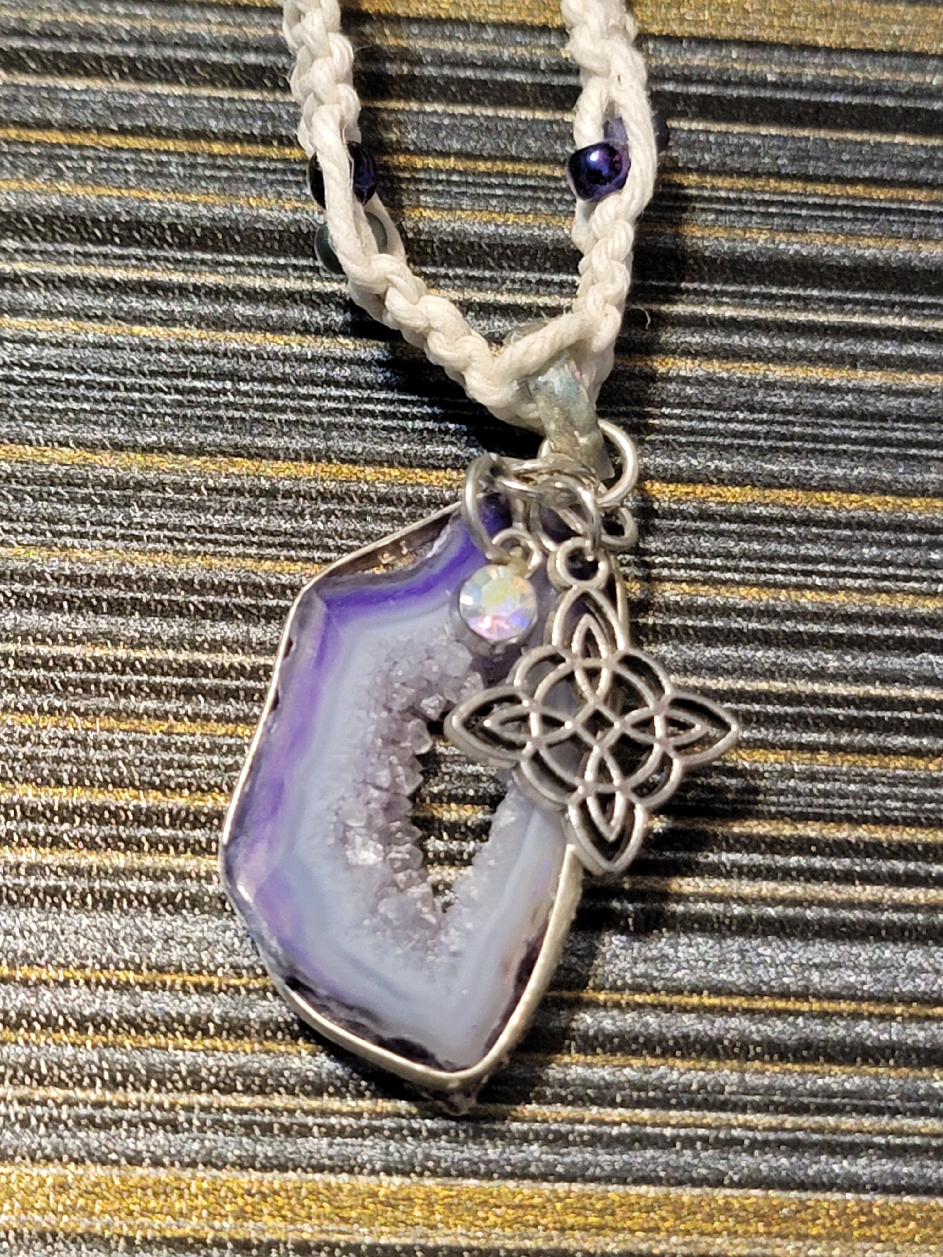 Oco Geode Druzy Necklace