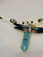 Rainbow Dragonfly Necklace