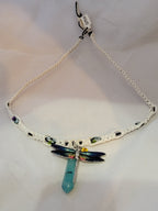 Rainbow Dragonfly Necklace