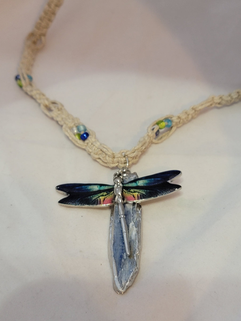 Kyanite Dragonfly Necklace