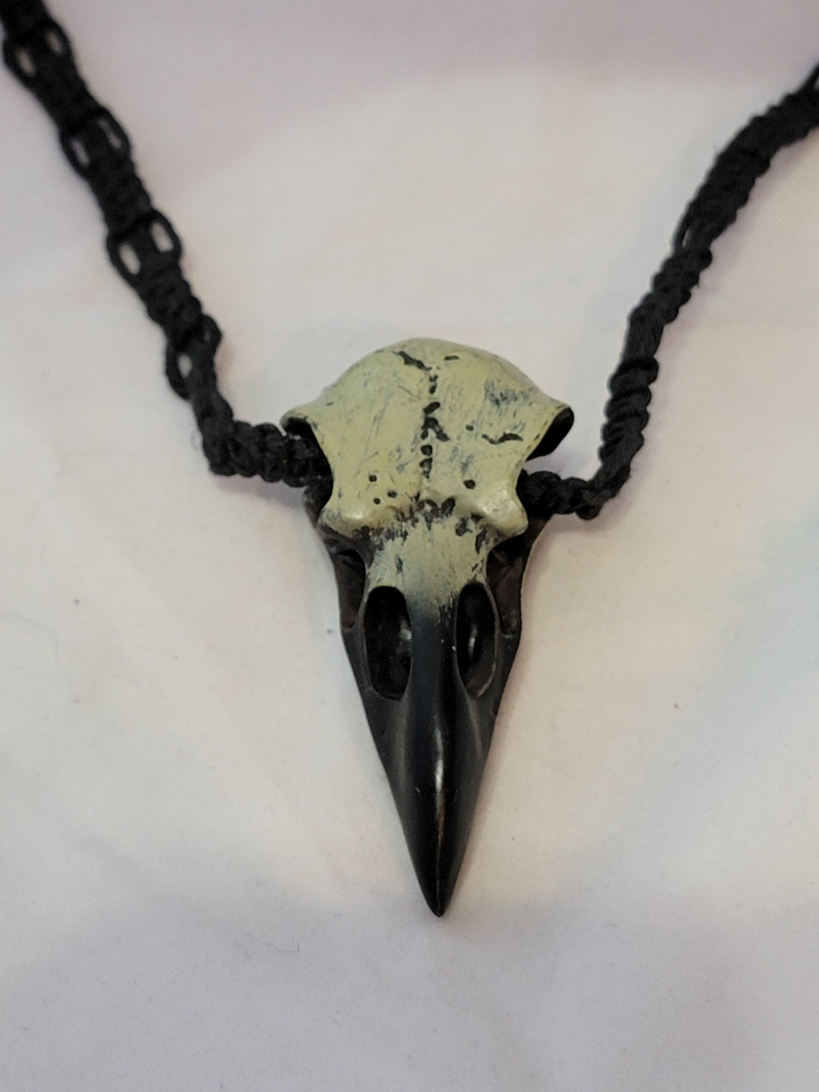 Raven Skull Necklace