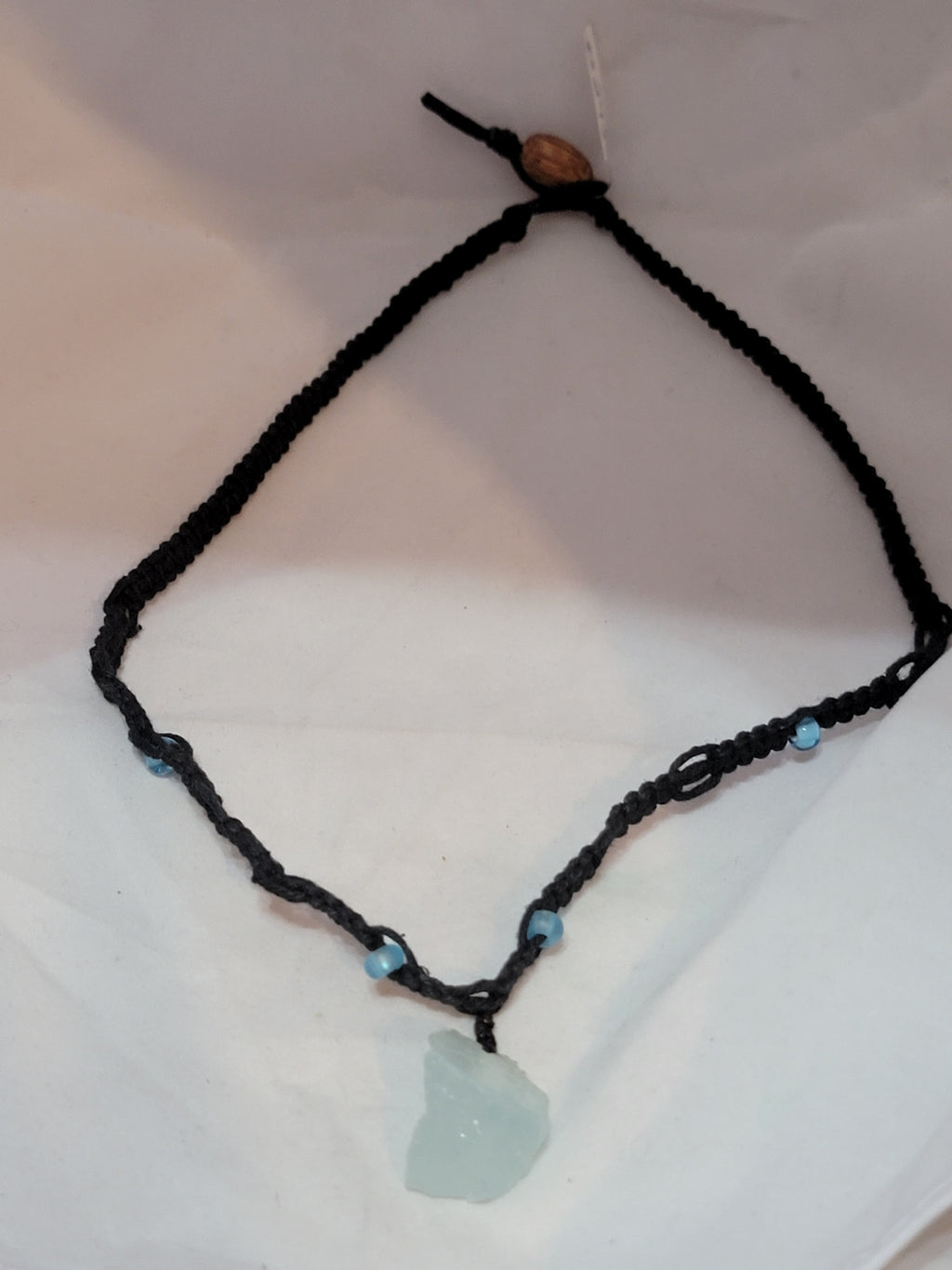 Raw Aquamarine Necklace
