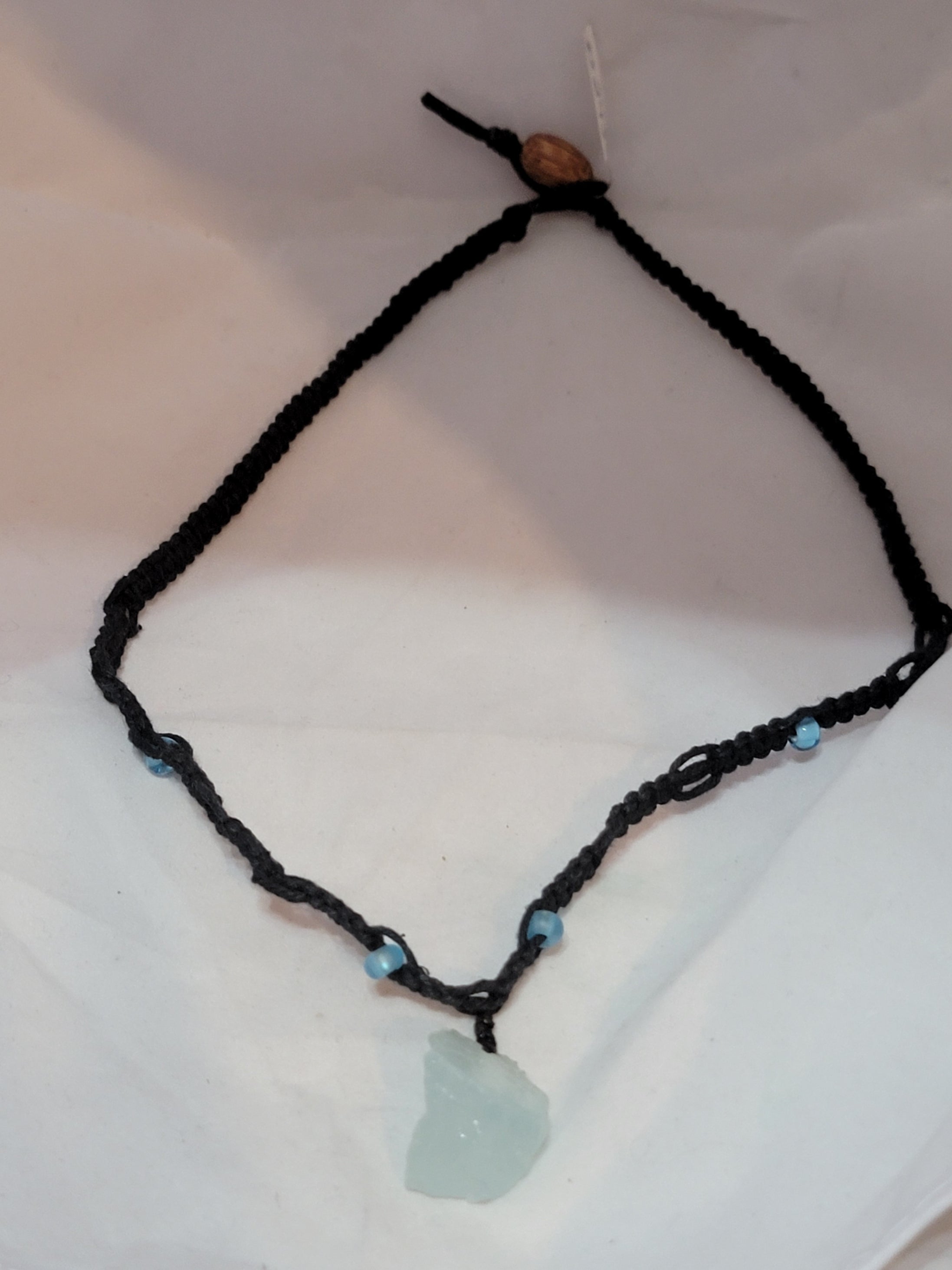 Raw Aquamarine Necklace