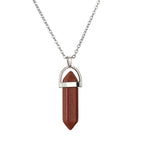 Hexagonal Gemstone Necklace