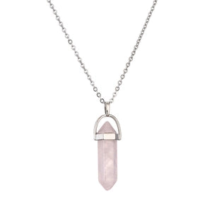 Hexagonal Gemstone Necklace