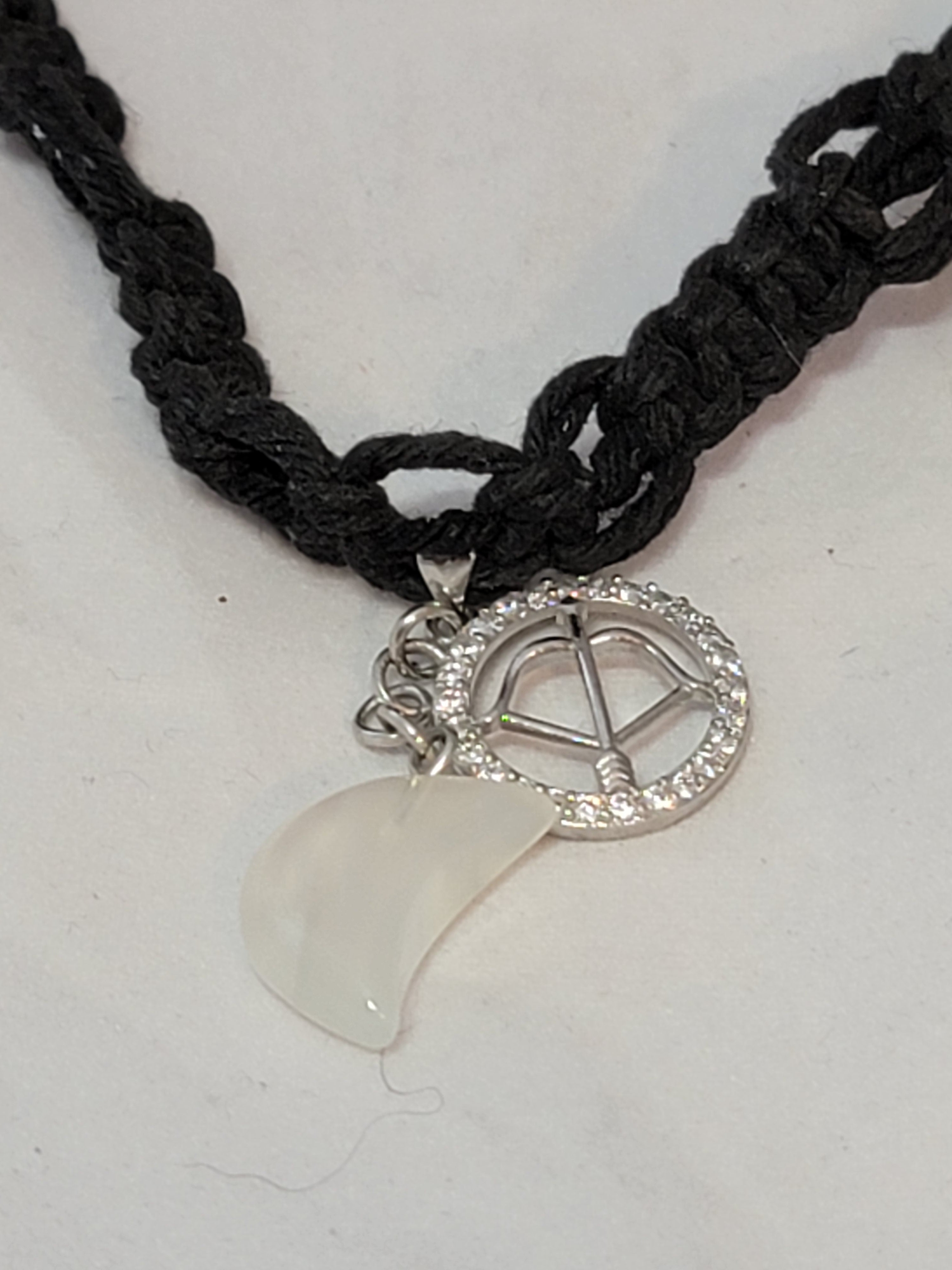 Sagittarius Moonstone Zodiac Necklace
