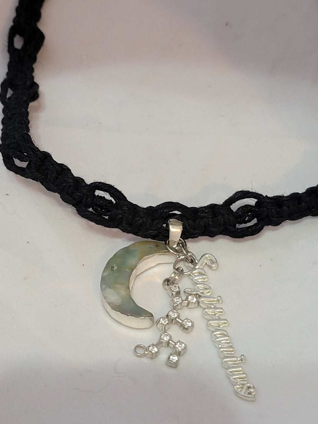 Sagittarius Amazonite Moon Zodiac Necklace